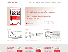 Tablet Screenshot of early-exits.com